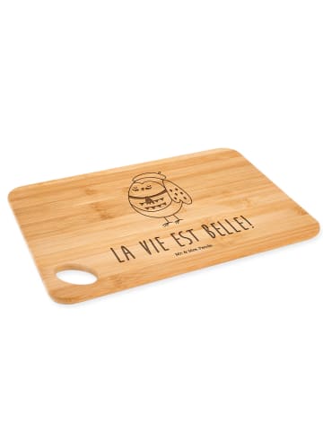 Mr. & Mrs. Panda schneidbrett Eule Frankreich mit Spruch in Braun