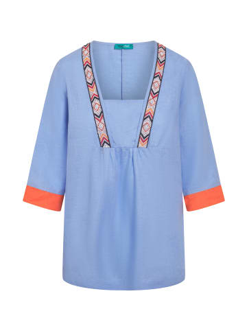 TOOCHE Bluse "Happy" in blau