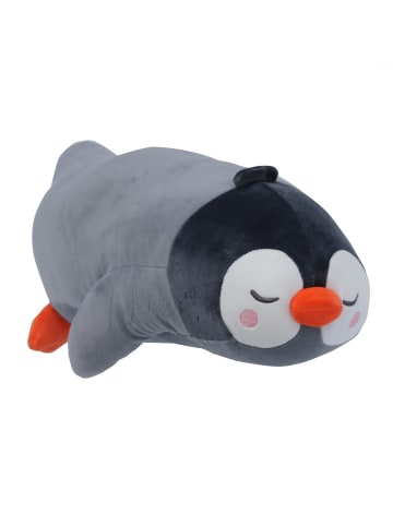 Seitenschläferkissen Pinguin Kissen in Grau
