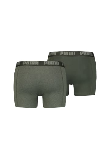 Puma Boxershort 2er Pack in Grün Melange