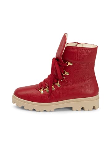 VITAFORM Hirschleder Stiefeletten in rot