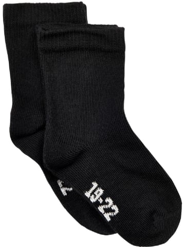Minymo Kinder Socken "Ankle Sock (2-Pack)" in Schwarz