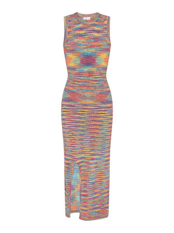 IZIA Women Dress in blue multicolor