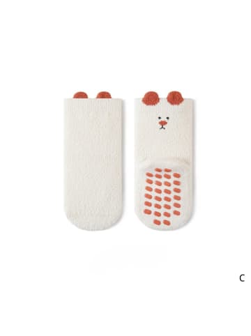 MUNADUNA 5er-Set 'Bär' Baby Fußbodensocken