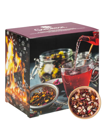 CORASOL Premium Früchtetee-Adventskalender mit 24 fruchtige Gourmet-Teesorten