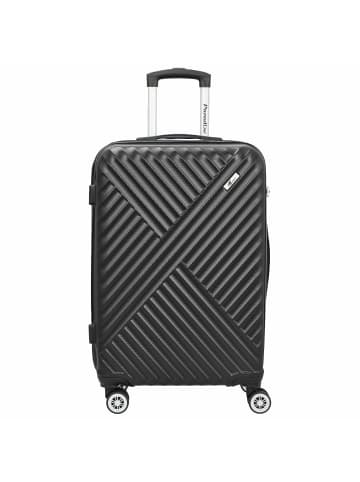 Paradise by CHECK.IN Kingston - 4-Rollen-Trolley 67 cm (lila) in schwarz