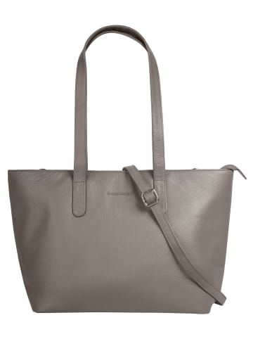 Bruno Banani Shopper echt Leder in grau