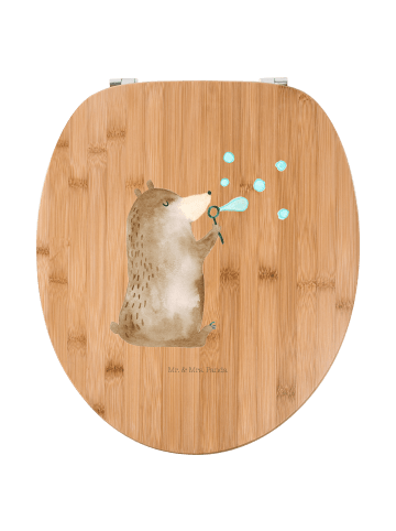 Mr. & Mrs. Panda Klobrille Bär Seifenblasen ohne Spruch in Braun