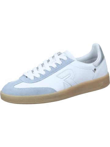 rieker Schnürschuhe, Sneakers Low in bleu/weiss/weiss/perlmutt