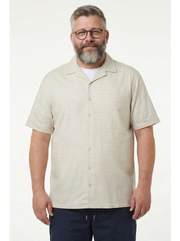 Men Plus Hemd in dunkles kitt