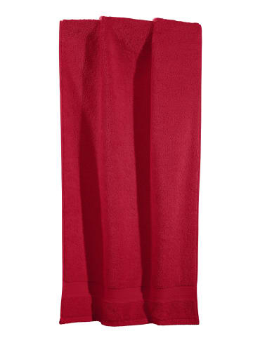 Erwin Müller Velours-Frottier Liegetuch XXL Friedrichshafen in rot