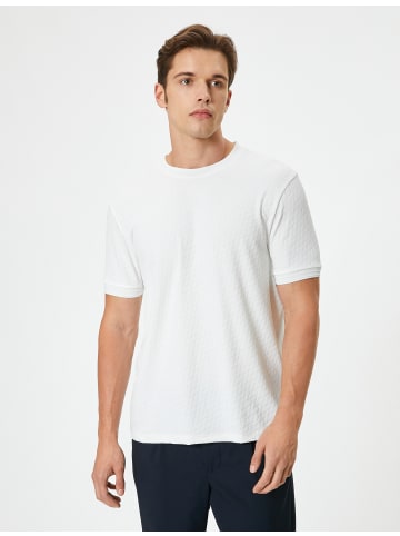 KOTON T-shirt in Weiß