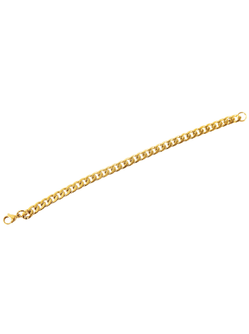Adeliás Herren Armband – Panzerarmband aus Edelstahl 21 cm in gold
