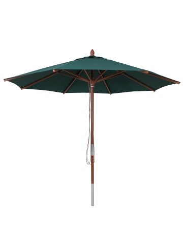 MCW Gastro Holz-Sonnenschirm C57b, Dunkelgrün