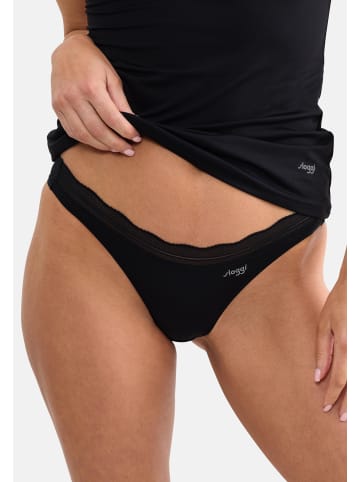 Sloggi Mini Slip Go Blush in Schwarz / beige