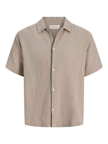 Jack & Jones Hawaii-Hemd in Vintage Khaki