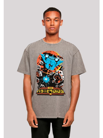 F4NT4STIC Oversize T-Shirt Asteroids Vintage Atari Retro Gaming in Asphalt