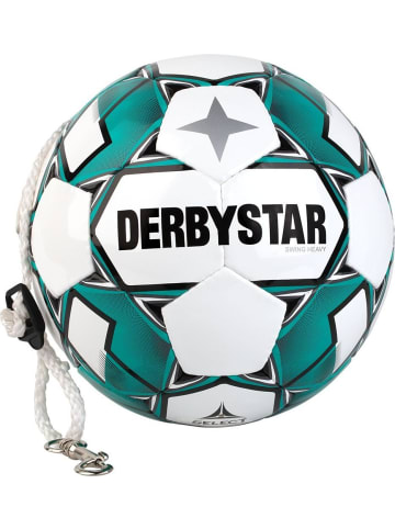 Derbystar Fußball "Pendelballleine" in Weiß