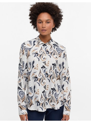 Eterna Langarmbluse in hellgrau