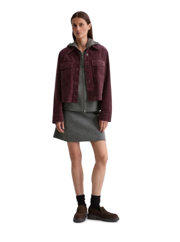 Marc O'Polo Samtjacke regular in black cherry