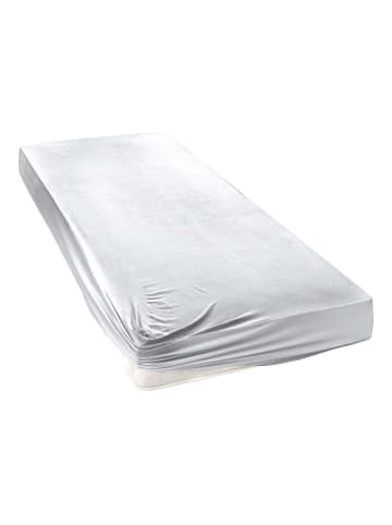 Janine Spannbettlaken Jersey Elastic in silber
