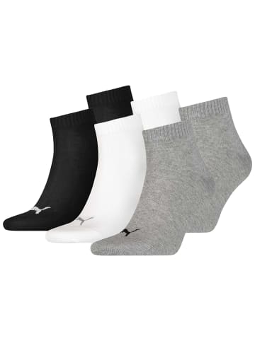 Puma Socken 6er Pack in Schwarz/Weiß/Grau