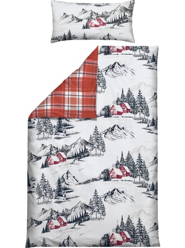 Erwin Müller Fein Biber Wendebettwäsche in rot