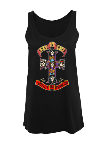 F4NT4STIC Damen Tanktop Guns 'n' Roses Appetite For Destruction in schwarz