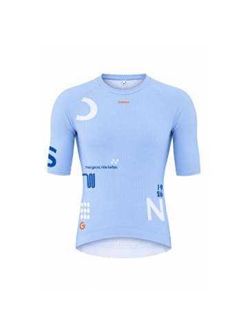 Gonso Radtrikot High Summer Jersey Zipless M in Blau