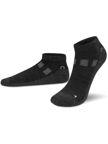 normani 2 Paar Merino-Sneakersocken Timaru in Schwarz