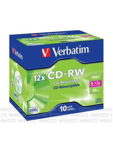Verbatim Verbatim CD-RW 700MB 8-12x Jewelcase 10er