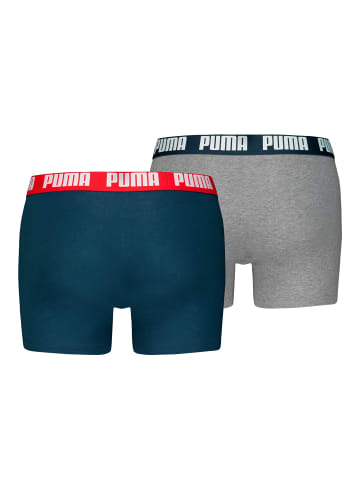 Puma Boxershort 2er Pack in Blau/Grau