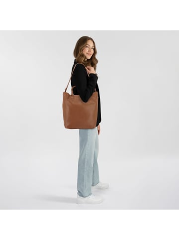 LIEBESKIND BERLIN Hera Shopper Tasche L Leder 42 cm in sepia