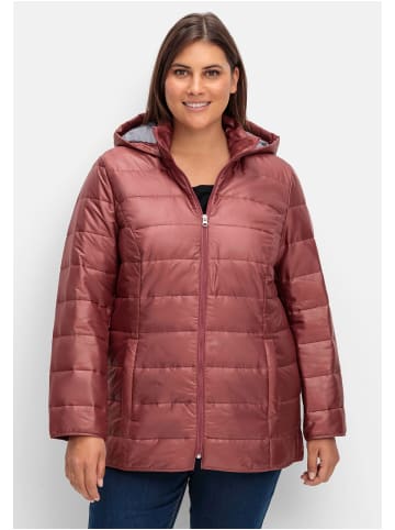 sheego Steppjacke in altrosa