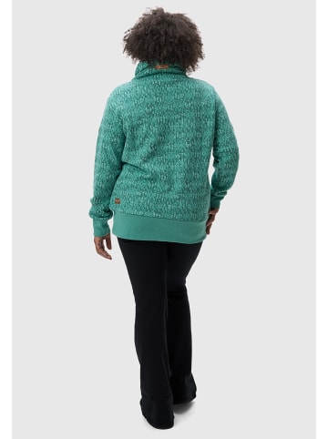 ragwear Rollkragenpullover Rylie Print Plus in Mint