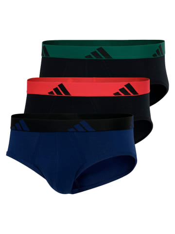 adidas 3er Pack Brief Active Flex Cotton in Mehrfarbig