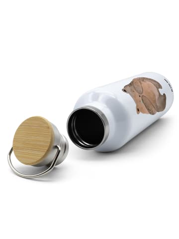 Mr. & Mrs. Panda Trinkflasche Bär Verlust ohne Spruch in Weiß