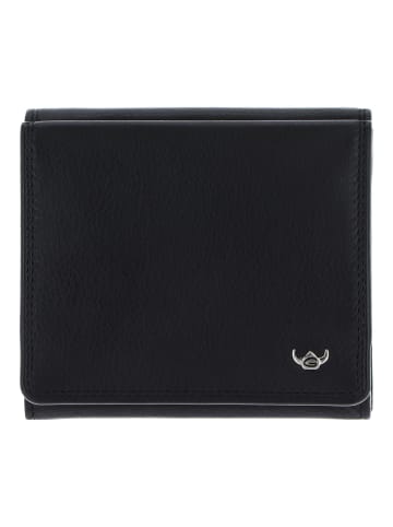 Golden Head Polo Geldbörse RFID Schutz Leder 10 cm schwarz