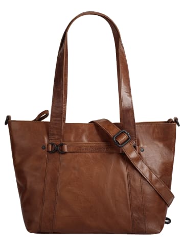 SPIKES & SPARROW Shopper echt Leder in cognac