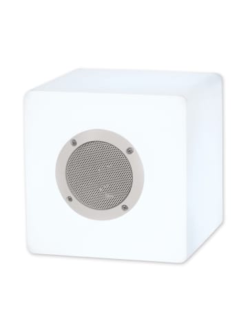 näve LED Außentischleuchte "CUBE" in bunt - (L)20 cm x (B)20 cm x (H)20 cm