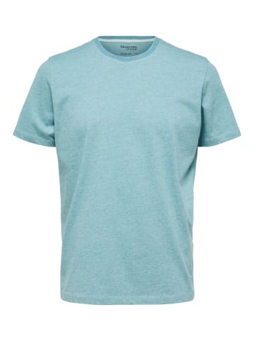 SELECTED HOMME T-Shirt SLHASPEN MINI STRIPE in Blau