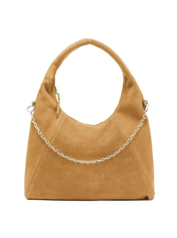 Les Visionnaires Jade Cozy Chain Schultertasche Leder 38 cm in soft tan