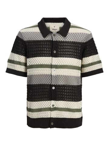 Jack & Jones Gestricktes Polo in Four Leaf Clover