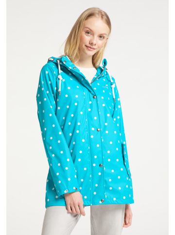 myMo Damen Anorak in Türkis Aop