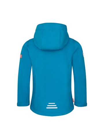 Trollkids Softshelljacke Balestrand in dark petrol