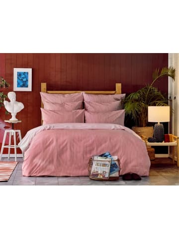 NAUTICA HOME Nautica Home Bettwäsche-Set Darya, 200x200 cm in Rot