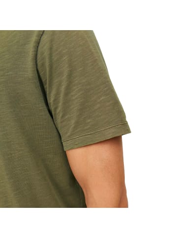 Jack and Jones 1er Pack JJESPLIT Neck Tee SS in Oliv