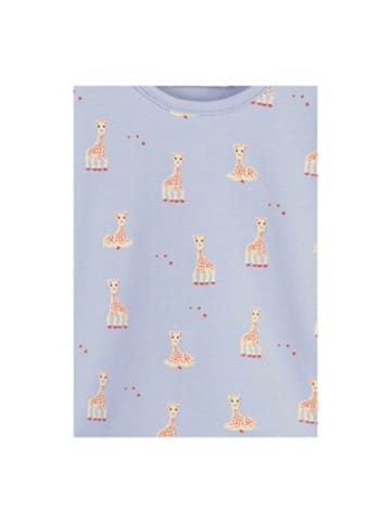 TOY Sophie die Giraffe Shirt langarm Giraffen in Hellblau