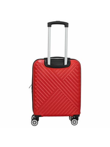 Paradise by CHECK.IN Kingston - 4-Rollen-Kabinentrolley 55 cm (lila) in rot