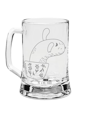 Mr. & Mrs. Panda Bierkrug Kaktus Mama ohne Spruch in Transparent